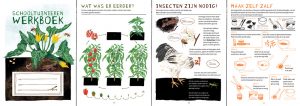 Redactie en illustratie 'Schooltuin werkboek'